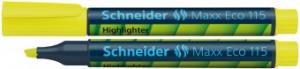 Textmarker Schneider reincarcabil Maxx 115 galben
