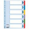 Separatoare index carton 1-6 color