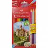 Creioane colorate 12+3 culori eco faber-castell