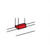 Derivatie plana perete despartitor pt canal cablu - legrand