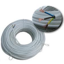 Cablu flexibil cupru 2x1 mm alb