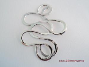 Pandantiv din argint model spiralat