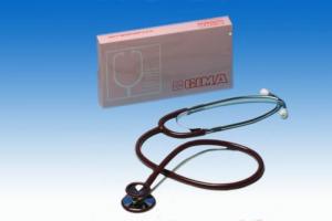 Stetoscop WAN - cap dublu-tub culoare burgundy