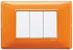 Intrerupatoare electrice modulare- Vimar Plana -refex orange