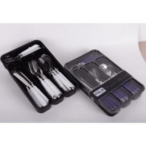 Set de tacamuri 24 piese din inox Dekassa DK 89010?