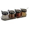 Set de condimente 5 piese spice rack aminno