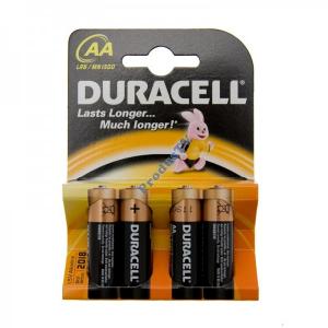 Set 4 baterii alcaline Duracell AA