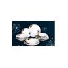 Set de farfurii din portelan 18 piese rotunde Madonna MA 2818