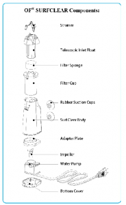 Surface skimmer electric independent SurfClear