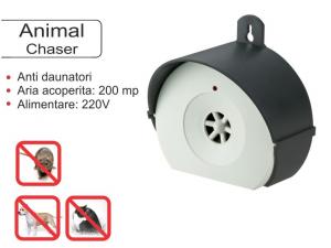 Animal Chaser - aparat cu ultrasunete pentru uz exterior impotriva soarecilor si rozatoarelor - 200 mp