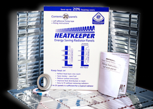 Panouri reflectorizante pentru izolarea caloriferelor HEATKEEPER