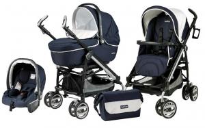 Carucior 3 in 1 Pliko Switch On Track Compact - Peg Perego