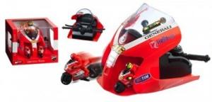 Mondo Motors Set lansator cu 2 motociclete Ducati Valentino Rossi