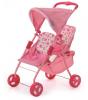 Carucior Dublu Papusi Tandem - Spring Pink Hauck