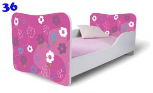 Patut Nobiko Butterfly 160x80 cu saltea C36