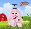 Valiza tip trolley si ghiozdan Pookie the Pig - Cuties and Pals