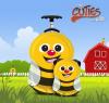 Valiza tip trolley si ghiozdan Cazbi the Bee - Cuties and Pals