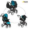 Set Carucior Malibu XL All in One Stone Aqua - Hauck