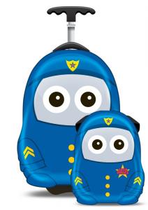 Ghiozdan si valiza copii Uniform Cutie Policeman - Cuties and Pals