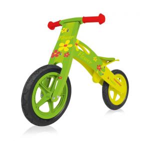 Bicicleta din lemn B-Happy Flower Baby Design