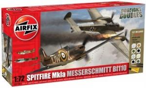 Kit constructie Dogfight Double Messerschmitt si Supermarine Spitfire