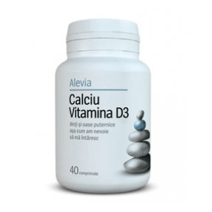 Alevia Calciu+Vitamina D3 40cpr