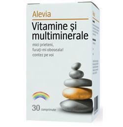 Alevia Vitamine si multiminerale 30cpr