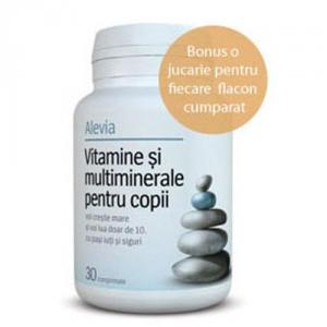 Alevia Vitamine si multiminerale copii 30cp