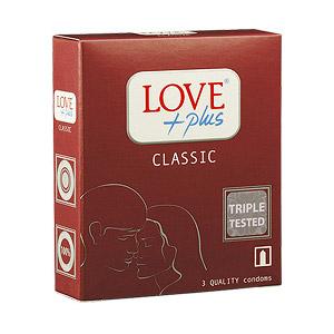 Love Plus Classic prezervative 3 buc