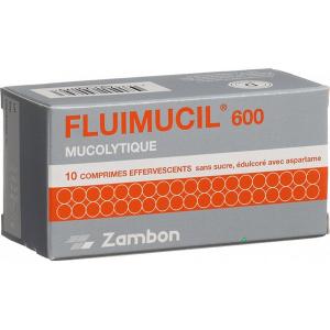 Fluimucil 600mg 10 comprimate efervescente