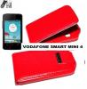Husa Piele Flip Vertical ROSU Vodafone Smart 4 mini (V870)