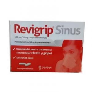 Solacium Revigrip Sinus 20cpr