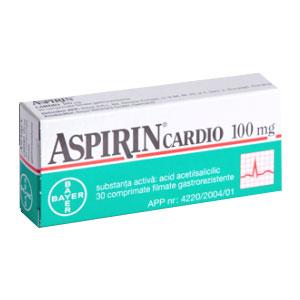 Aspirin Cardio 100 mg x 30 comprimate