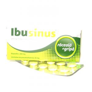 Solacium Ibusinus raceala si gripa 20cpr