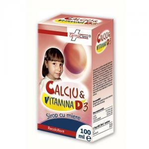 Farma Class Calciu + Vitamin D3 100ml Sirop