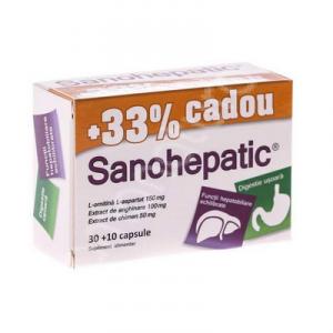 Zdrovit Sanohepatic 30cps 33% cadou