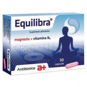 Antibiotice Equilibra magneziu cu B6 30 capsule