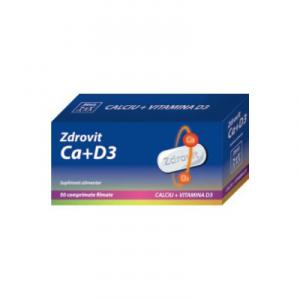 Zdrovit Calciu + Vitamina D3 50cpr