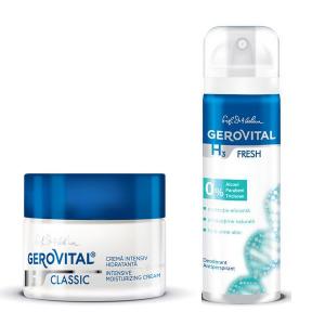Gerovital H3 Classic Crema Intensiv Hidratanta Zi 50ml + Deodorant Fresh 40ml