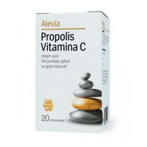 Alevia Propolis Vitamina C 40 cpr