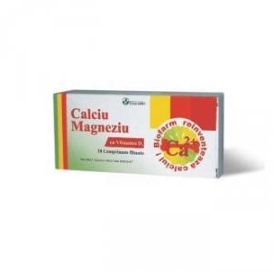 Biofarm Calciu + Magneziu + Vitamina D3 30cpr