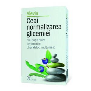 Alevia Ceai normalizarea glicemiei 20pl