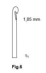 Carlig flebectomie Crochet Style, Fig.6