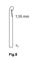 Carlig flebectomie Crochet Style, Fig.8