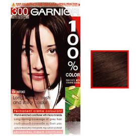 Garnier 100% Color, crema coloranta ultra-intensa, 300 saten inchis