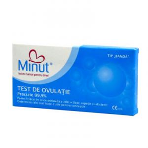 Minut Test Ovulatie Kit Banda 5buc + 1 test sarcina