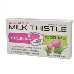 Zdrovit Milk Thistle Silimarina 1000mg + Colina 30cps