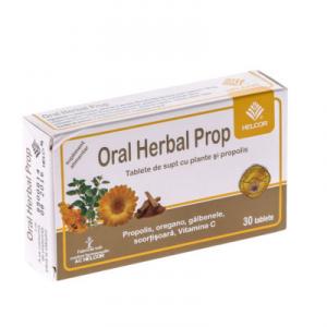 Helcor Oral Herbal Propolis 30 comprimate