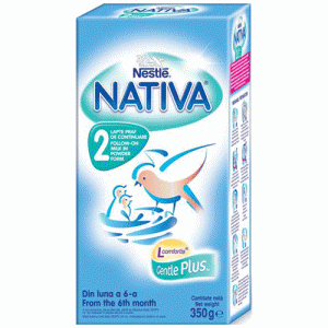 Nestle Nativa 2 350g lapte praf de la 6 luni
