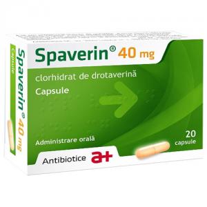 Antibiotice Spaverin 40 mg 20 capsule